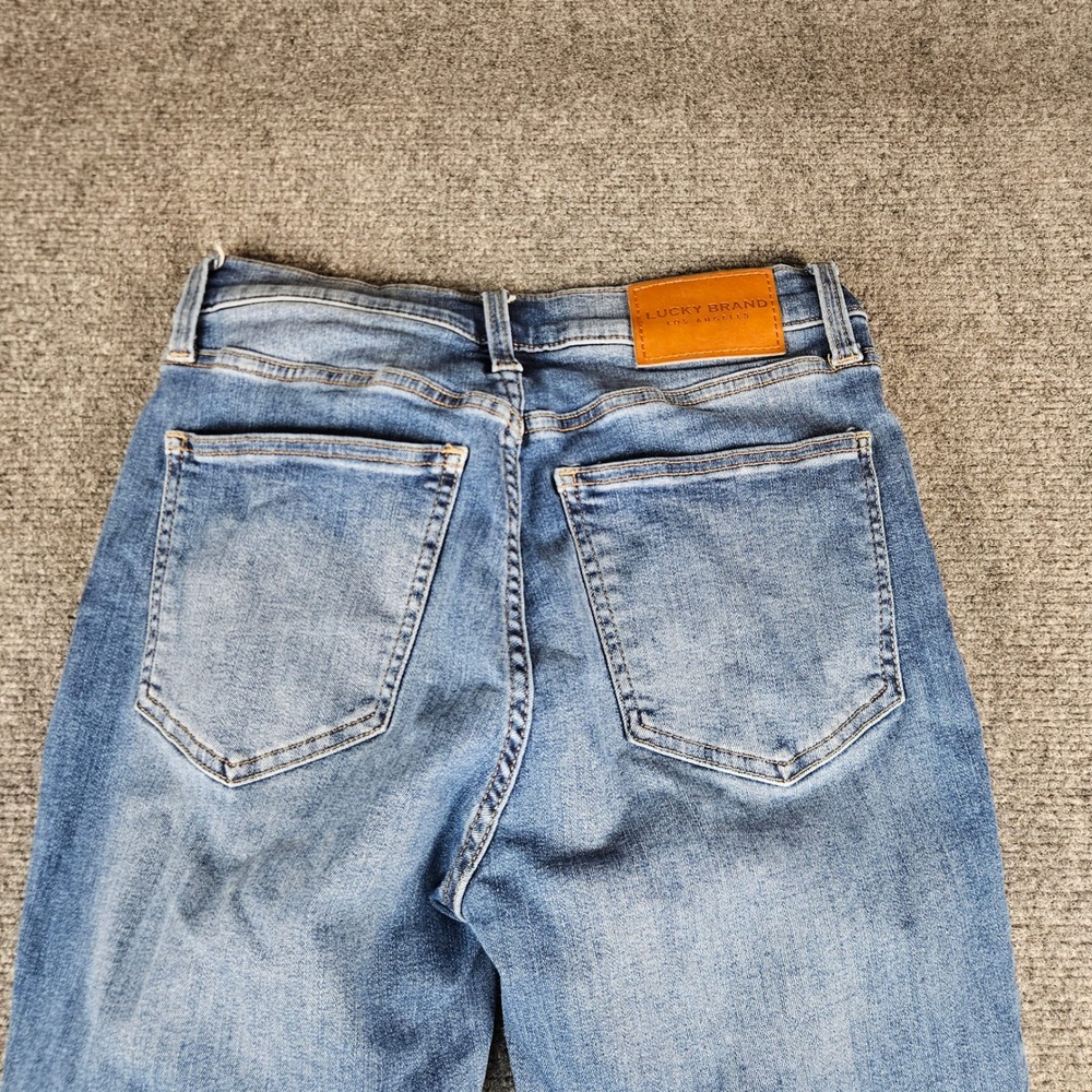 Lucky Brand Ava Mid Rise Skinny Ankle Jeans Medium Wash Blue Size 6/28 - Picture 10 of 10